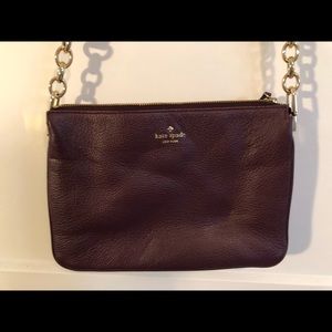 Burgundy Kate Spade Crossbody Purse